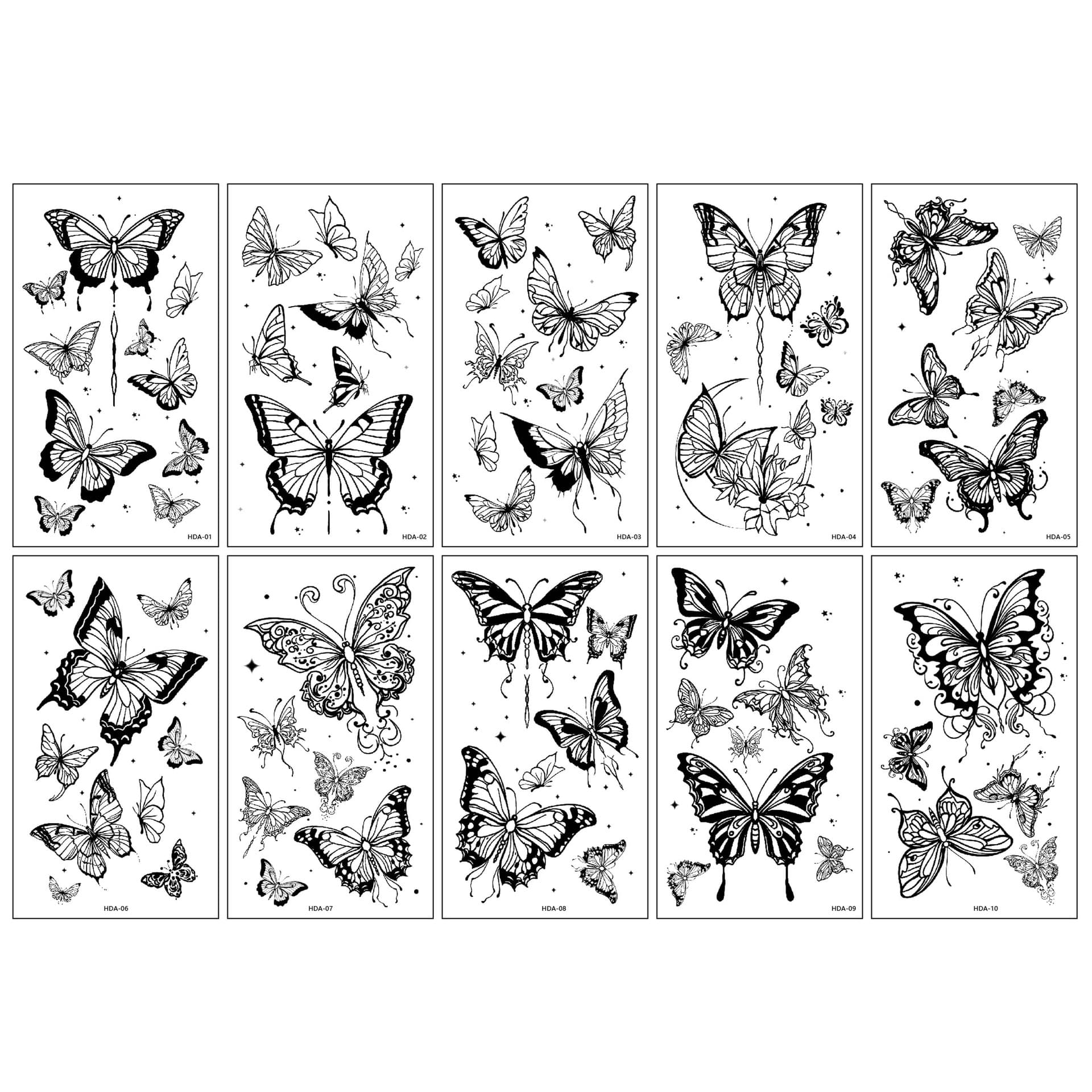 Cross-border source Latin tattoo stickers, sexy women's English arm collarbone half-sleeve temporary tattoo sticker