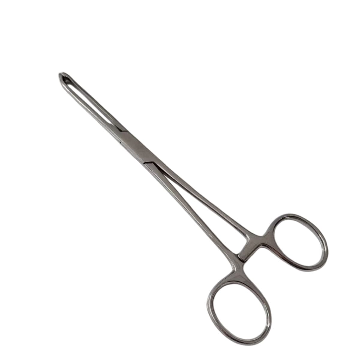 Medical tissue forceps stainless steel extraction forceps doctor's forceps gynecological uterine diameter forceps horizontal stripe grabbing tweezers rat tooth forceps