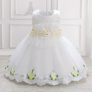 Flower Girl Dress for Little Girls Wedding Birthday Party Tutu Princess Dress Summer