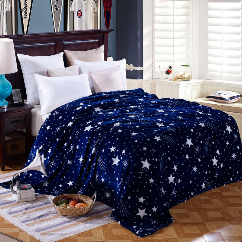 2025 New Gift Blanket Thickened Flannel Blanket Warm Flannel Small Blanket Nap Coral Sheets Quilt