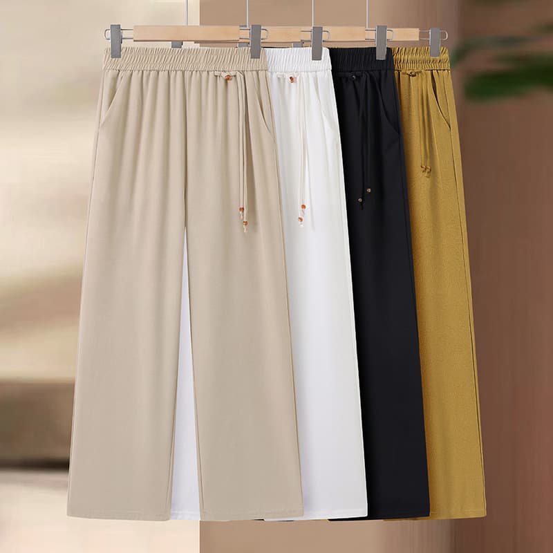 Drop Shipping Fashion Casual Women's Pants Mom Pants Casual Pants Summer Pants Straight Leg Pants