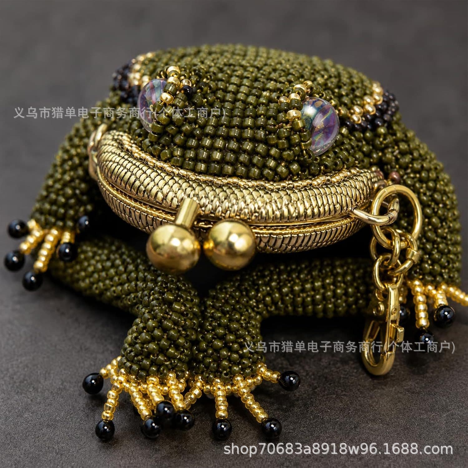 New Cross-Border Product Charming Frog Coin Purse Creative Frog Coin Purse Fun Animal Storage Bag