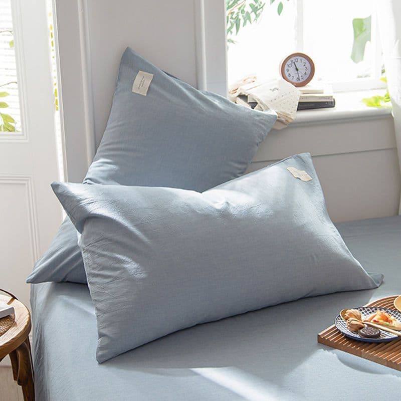 Japanese-Style Minimalist Adult Pillowcase Pair, Pillow Core Cover Single One, Dormitory, Foreign Trade Factory Supply Chain