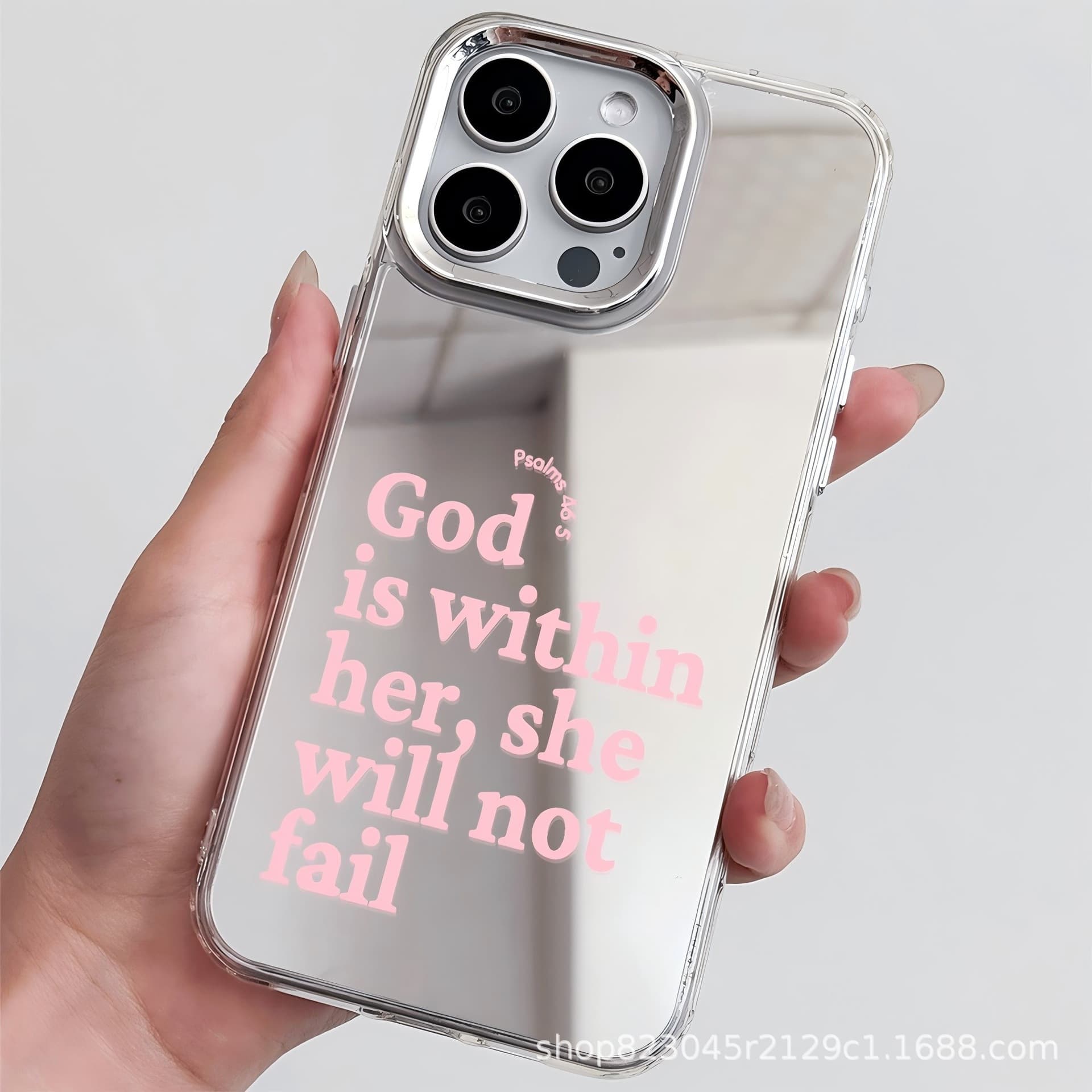 Pink letter graffiti iPhone12 simple ins Apple 13/14/15 electroplated lens 16pro mirror case