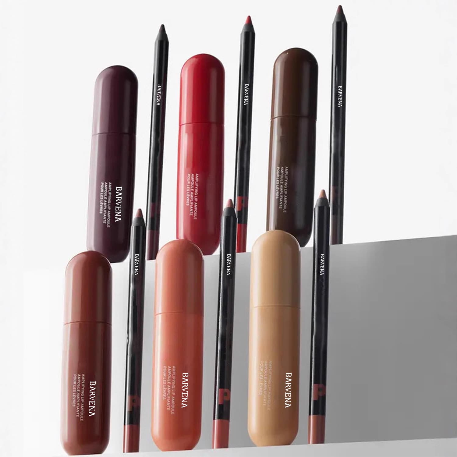 TK Cross-border Hot Selling Lipstick and Lip Liner Set Long-lasting Non-stick Cup Lipstick and Lip Liner Set