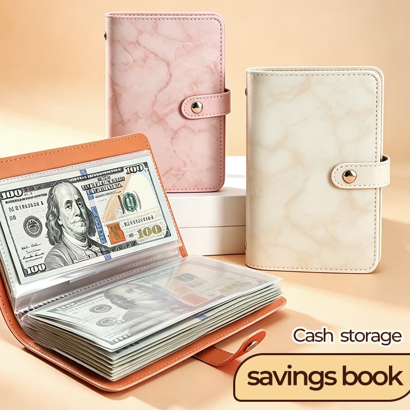 Cross-border soft-cover money book, large-capacity money clip, money book, a6 accounting book, can store foreign currency, internet celebrity cash money book