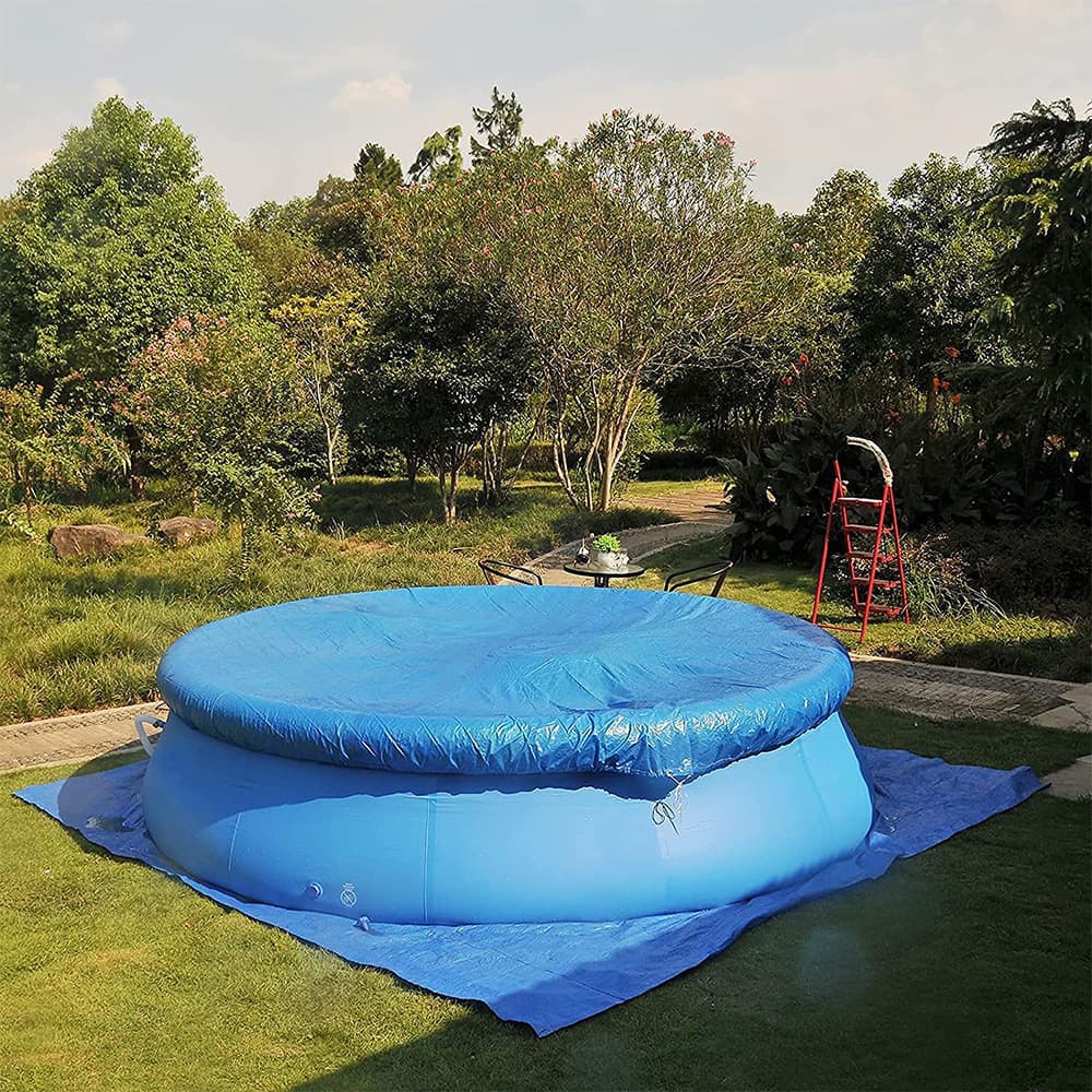 Welfare! Outdoor swimming pool cover outdoor tarpaulin canopy camping tarpaulin dustproof rainproof cloth protective cover