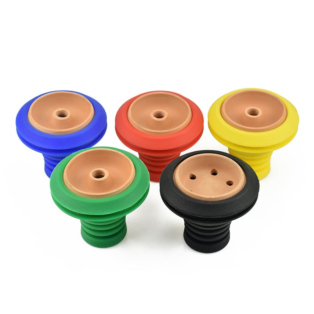 Arabic Hookah Accessories Hookah Bowl Ceramic Tobacco Bowl Silicone Tobacco Bowl Hookah Accessories Hookah Bowl