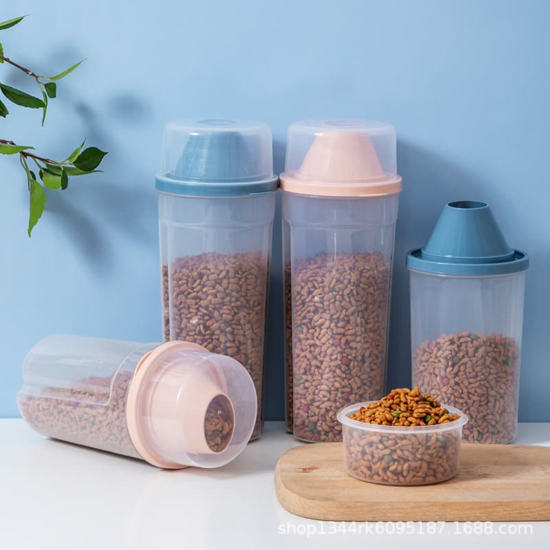 Pet Food Storage Container Airtight Cat Dog Food Bin Box