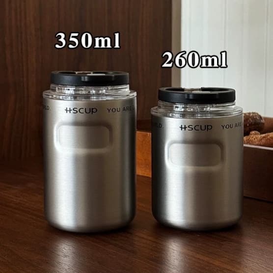 Small coffee cup for men and women to carry when going out, stainless steel hot and cold drinks LOGO batch for men and women's special insulated water cups