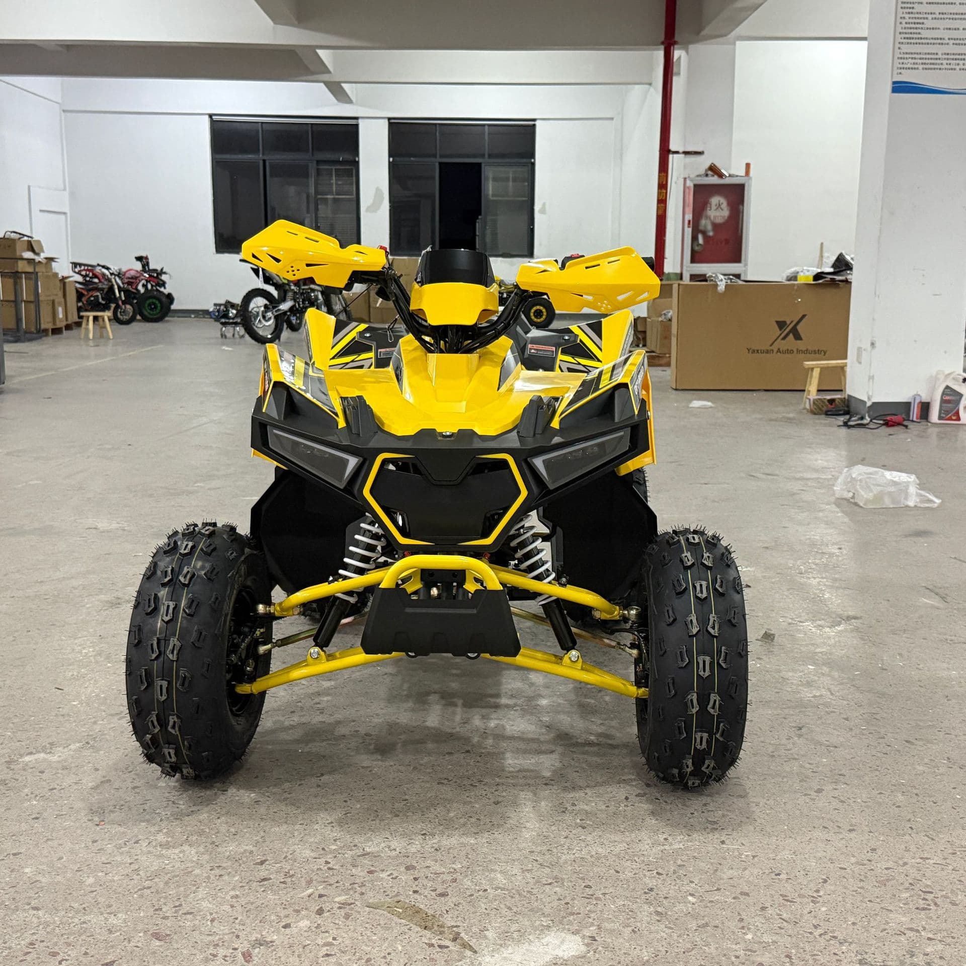 125CC Four-Stroke Engine ATV Beach Buggy Chain Drive Motorcycle 3 Forward 1 Reverse Off-Road Four-Wheel Mountain Vehicle