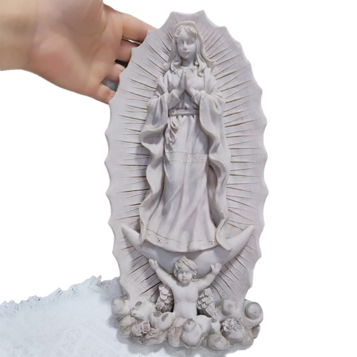 Custom Global Trendy Cross-Border Purchase Resin Religious Prayer Ornament Faith Solemn Sculpture Memorial Decorative Craft