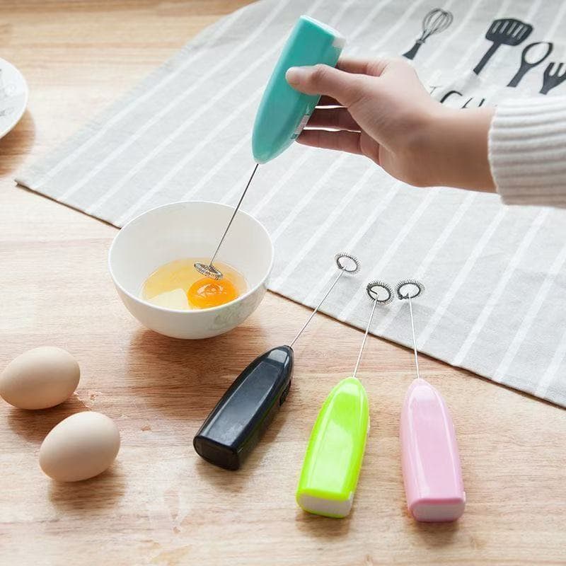 Electric Handheld Egg Beater Coffee Electric Mixing Wand Household Milk Frother Foam Maker Milk Mixer Cream