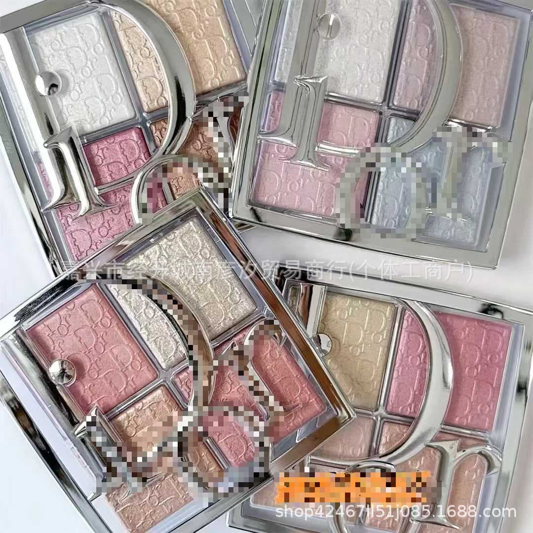 Cross-Border Bestseller D Brand 25 Edition Di Brand Makeup Backstage Embossed Four-Color Highlighter Contour Palette Matte Brightening Shimmer Nose