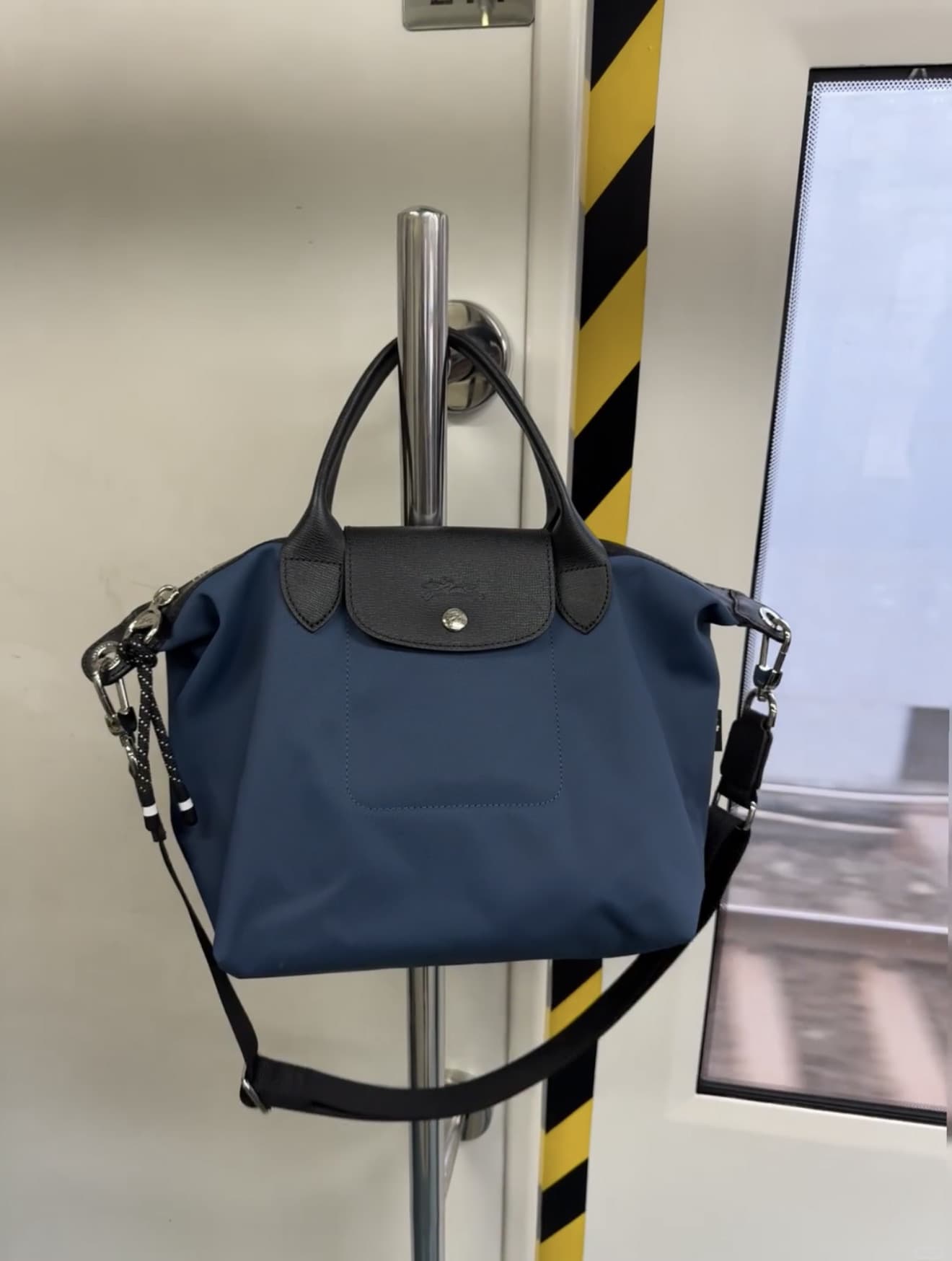Longchamp Energy Dumpling Bag Eco-Friendly Thickened Letter Print Tote Bag Nylon Handbag Large Capacity Crossbody Bag