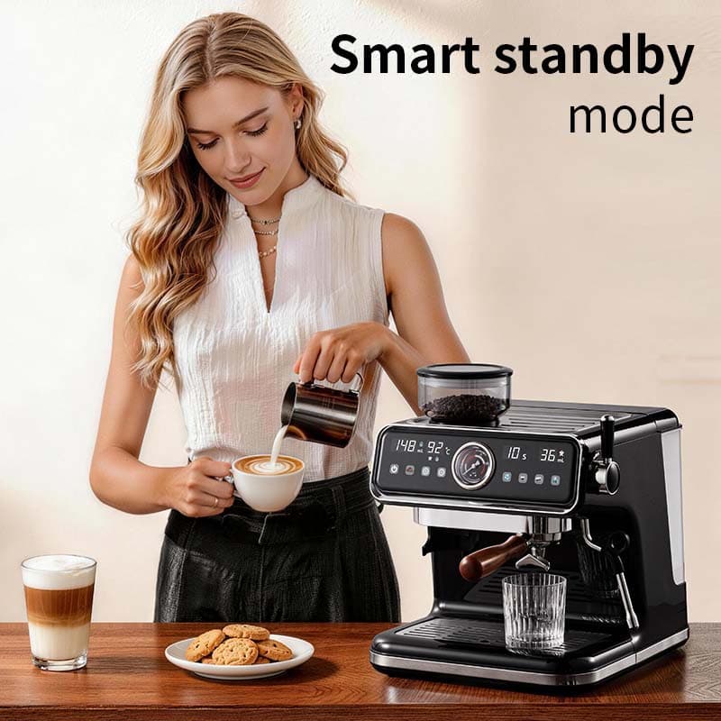 Cross-border Export Trade Touch-Control Semi-Automatic Espresso Machine