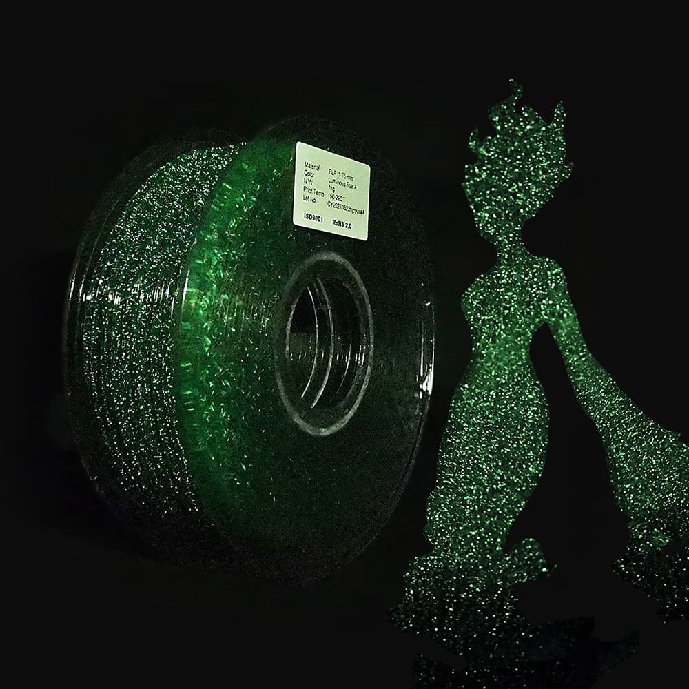 3D Printing Filament PLA 1.75mm Glow-in-the-Dark Starry Sky 3D Printing Pen Material 1kg 3D Printer Wire