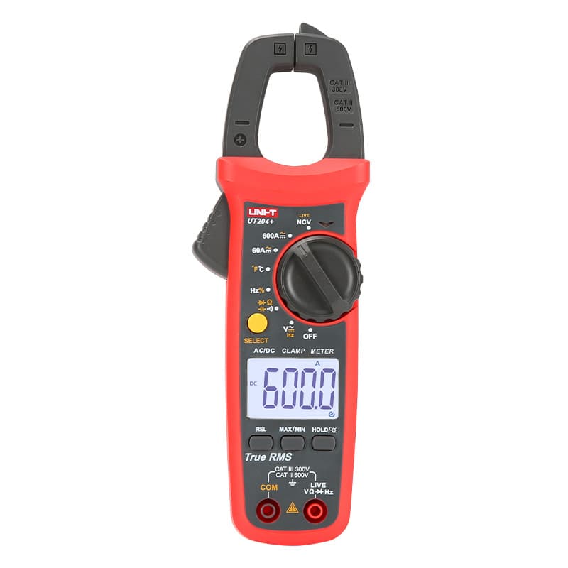 UNI-T Digital clamp meter UT201+/UT202A+/UT203+/UT204+ clamp ammeter