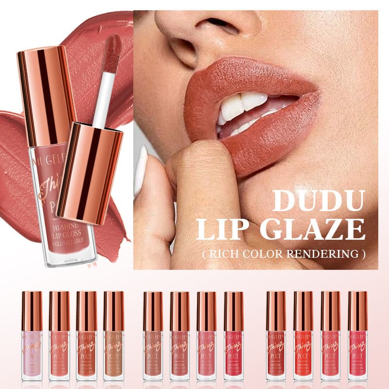 Factory Direct Sales Liquid Lip Gloss Lipstick Set Mini Lip Glaze Students Non-Fading Non-Stick Cup Lip Gloss Cross-Border Supply
