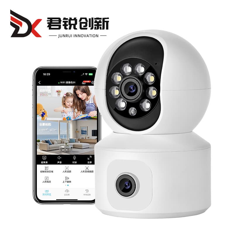 K22 PTZ Smart Security Surveillance, Cross-Border Hot-Selling HD 1080P Full-Color Night Vision Outdoor Wireless Camera