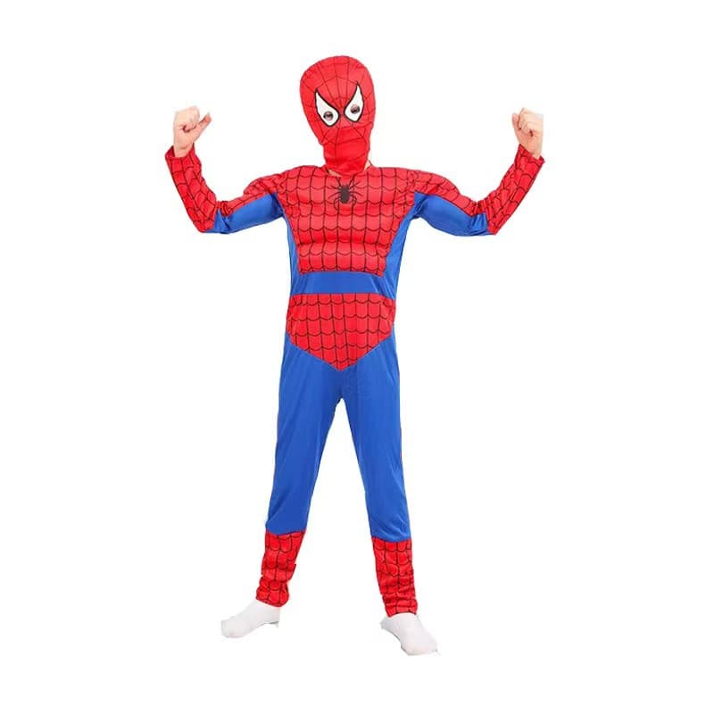 Spider-Man Muscle Costume Halloween Hero Kids Cosplay Spider-Man Classic Party
