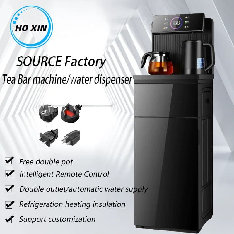 Water dispenser desktop instant heating vertical remote control tea bar machine household water dispenser English version export