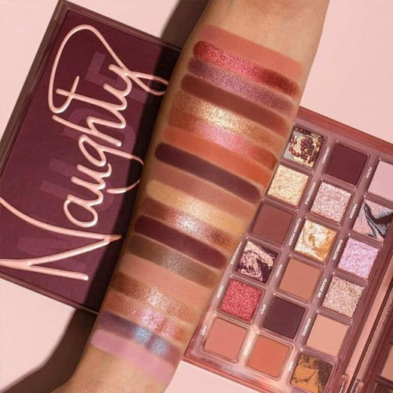 Hu Datong Style Cross-Border 18-Color Reversed Rose Eyeshadow Palette Fine Shimmer Micro-Glitter Easy to Apply Ins Eyeshadow Cosmetics