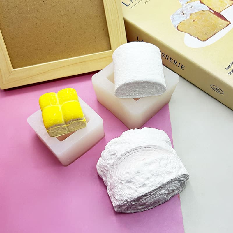 Multiple Steamed Bun Squeeze Toy Silicone Mold Cake Decoration Baking Tool Chocolate Wax Bottle Candy Ice Cream Candle Mold