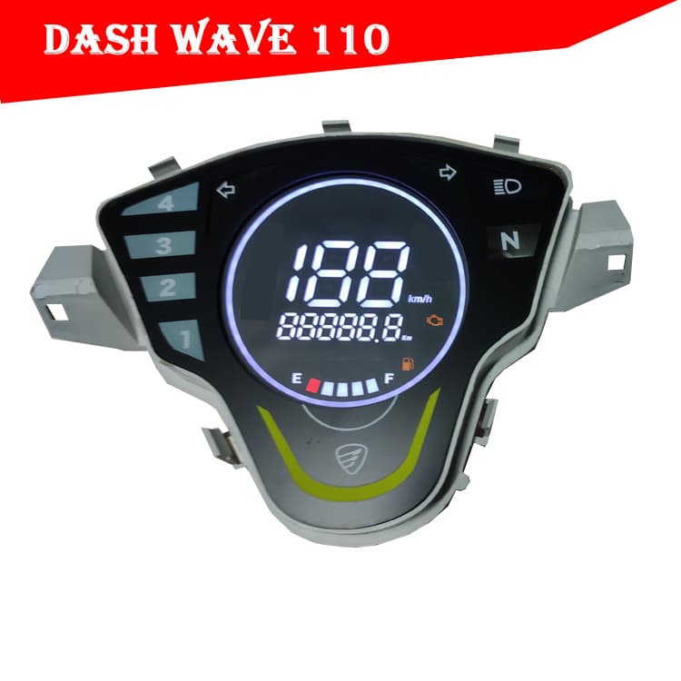 Export Malaysia compatible with DASH WAVE110 women's motorcycle electronic meter modified digital instrument cluster