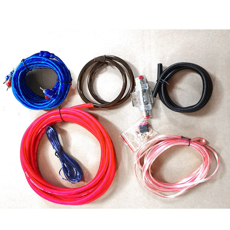 Car Audio Amplifier Cable Subwoofer Cable 4G Cable Wire Connector Amplifier Installation Kit