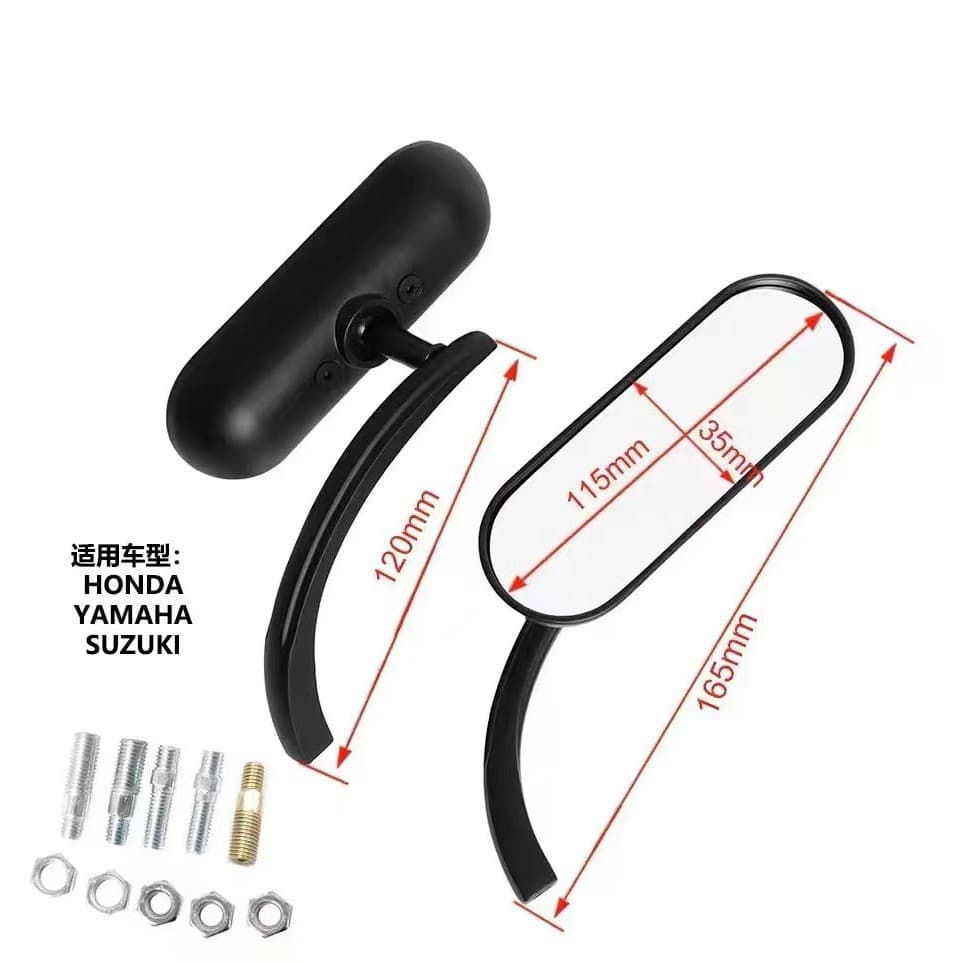 Universal Aluminum Motorcycle Rearview Mirror Aftermarket Accessory Electric Vehicle Rearview Mirror For Motorcycle Modification