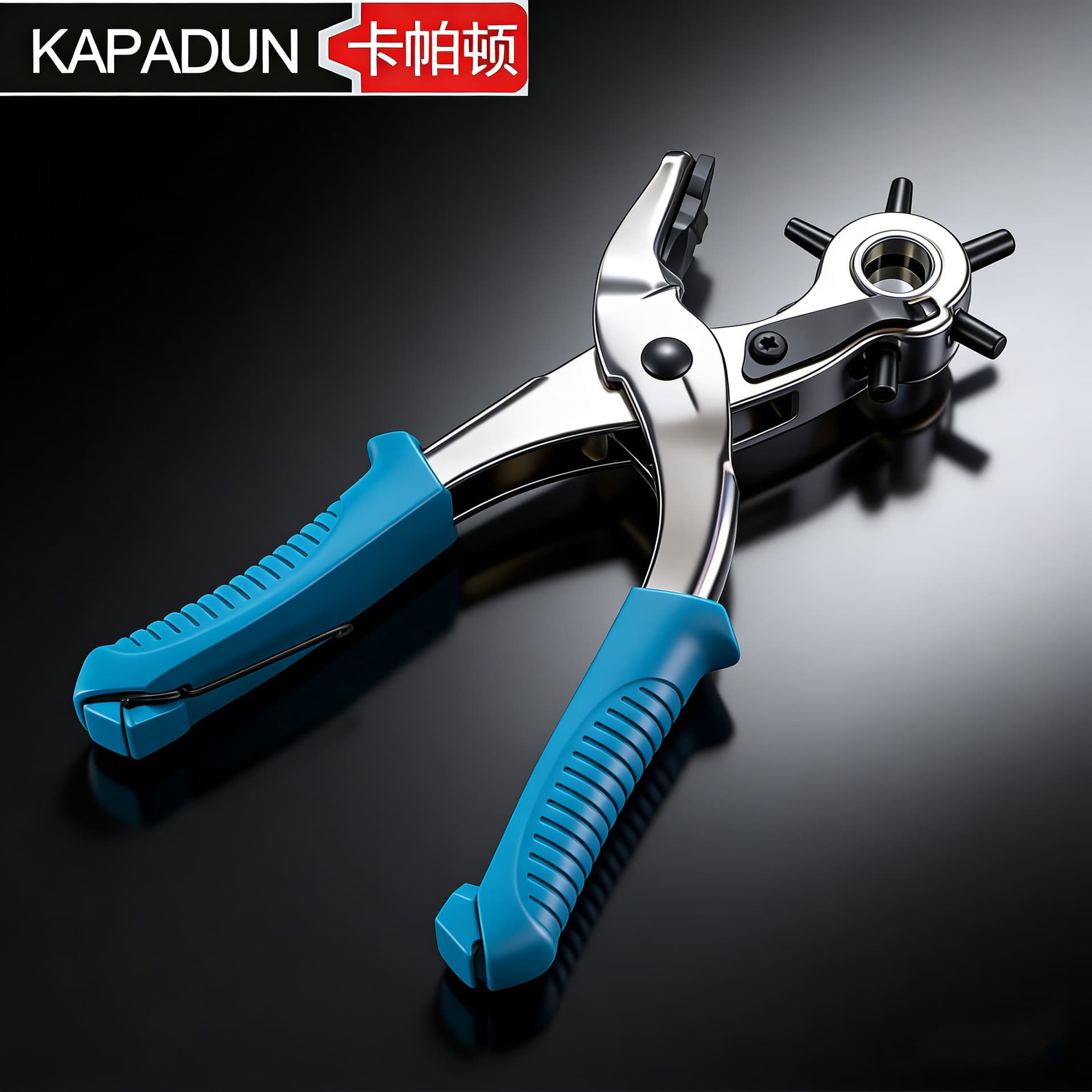 New plug-in multifunctional hole punch punch punch hand tool belt round hole flat pliers