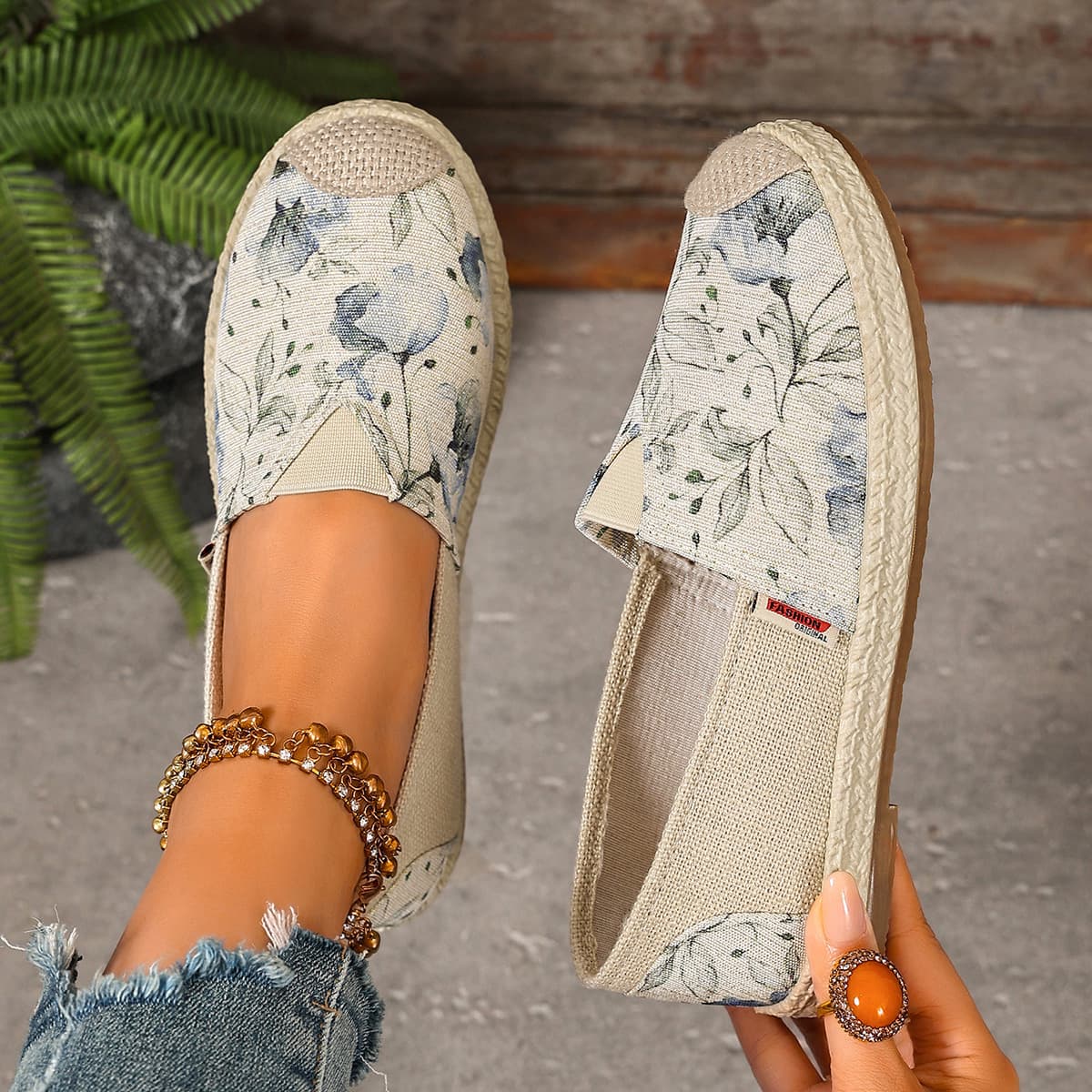 Women's Summer Cross-Border New Fashion Versatile Casual Shoes, Non-Slip and Wear-Resistant Mother Shoes, Round Toe Soft Sole