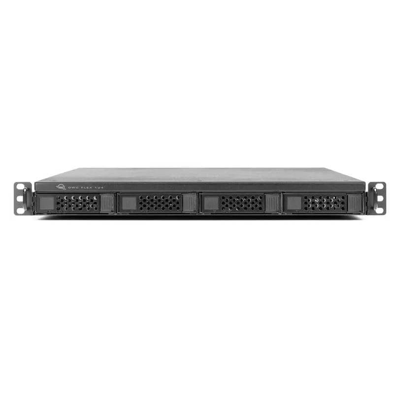 OWC1U4 4 Thunderbolt Disk Array Expansion Rack 4 HDD Flex 1U 16T Storage