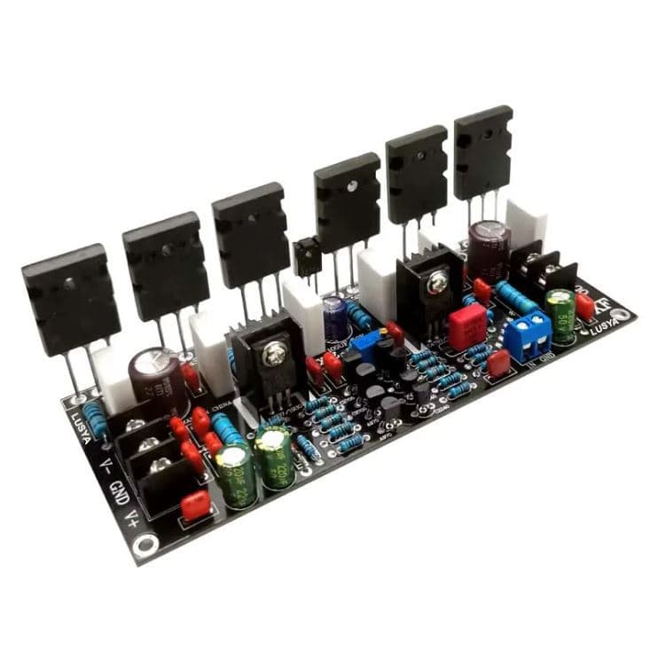 Upgraded Version 300W 5200+1943 20V-90V Mono HIFI High Power Audio Amplifier Finished Product