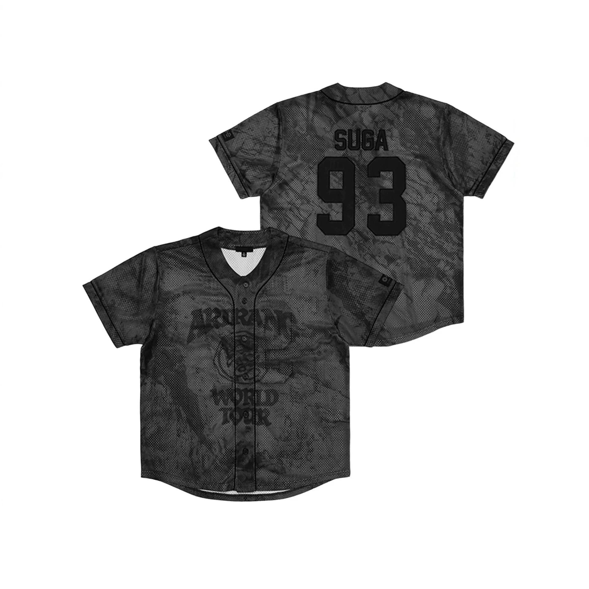 2026 Summer New Printed American-Style Baseball Jersey, Unisex, Loose Fit, Fashionable Trendy Brand Casual Couple's Jersey