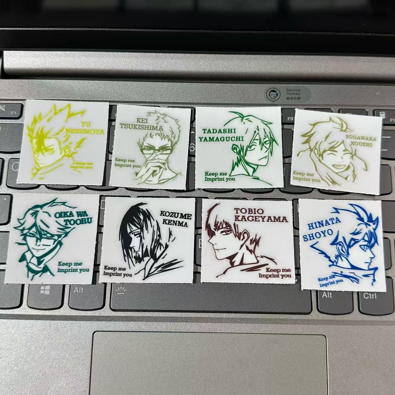 Haikyuu!! Anime Merchandise Waterproof Transfer Sticker