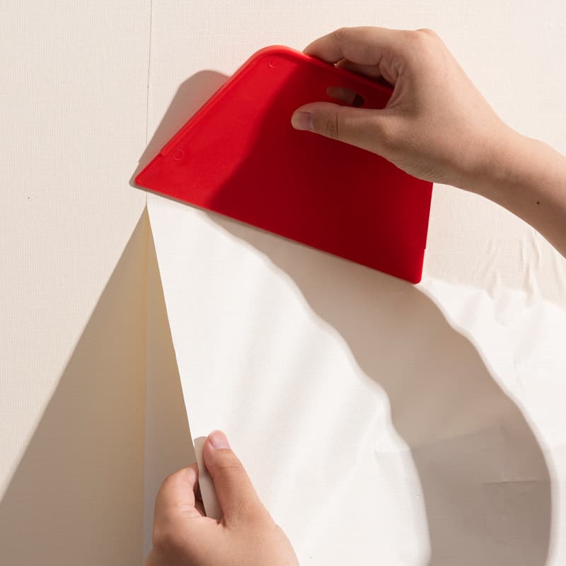 Wholesale Large Wallpaper Scraper Plastic Thick Red Self-Adhesive Wallpaper Scraper for Decoration
