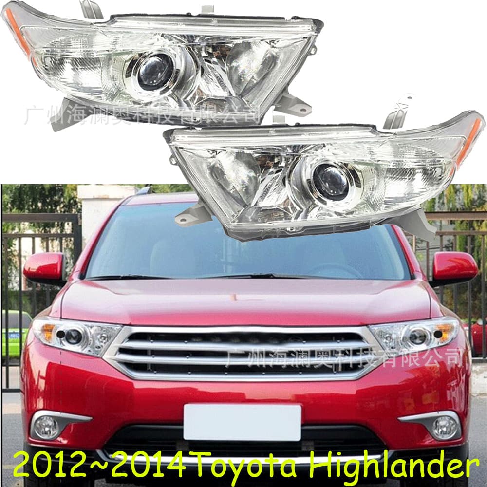 Compatible with Toyota Highlander Front Headlight Assembly for Highlander 2012~2014 Models