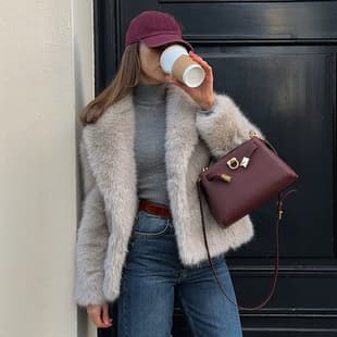 Cross-Border Fur Coat Winter New Style Faux Fox Fur Coat Fashion Suit Collar Thick Warm Artificial Fur Jacket