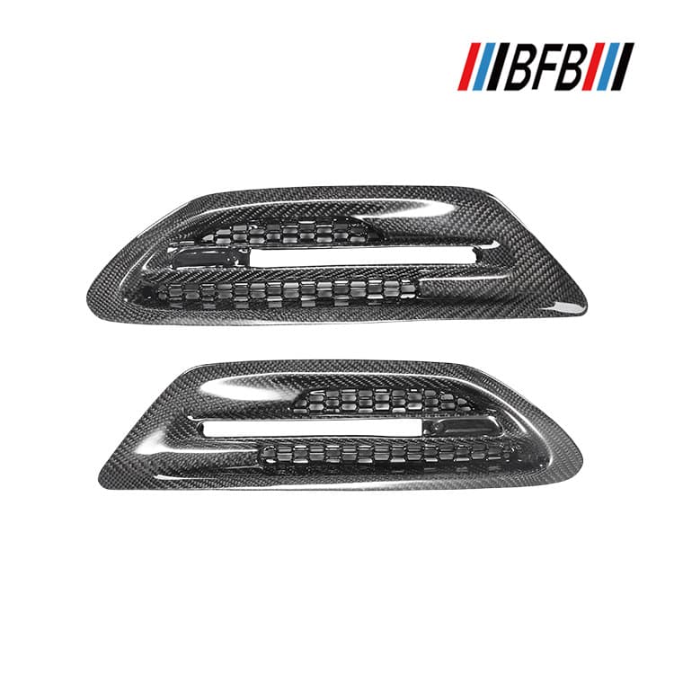 Replacement Carbon Fiber Shark Gill Outer Cover Turn Signal Housing Side Vent for BMW F10 M5