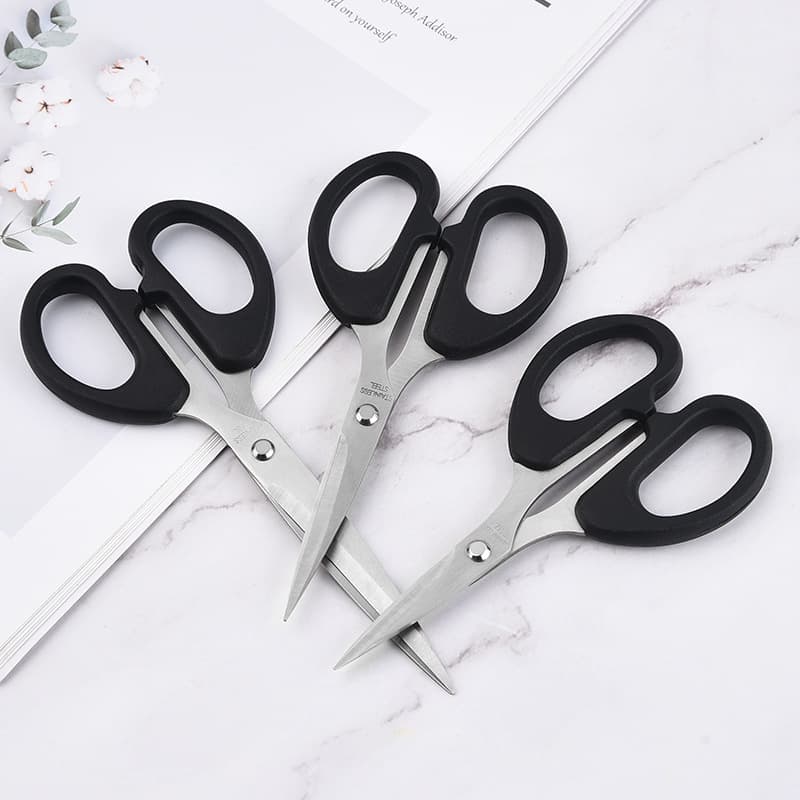 Factory wholesale stainless steel household office scissors, export children's scissors, student craft scissors, paper cutting scissors