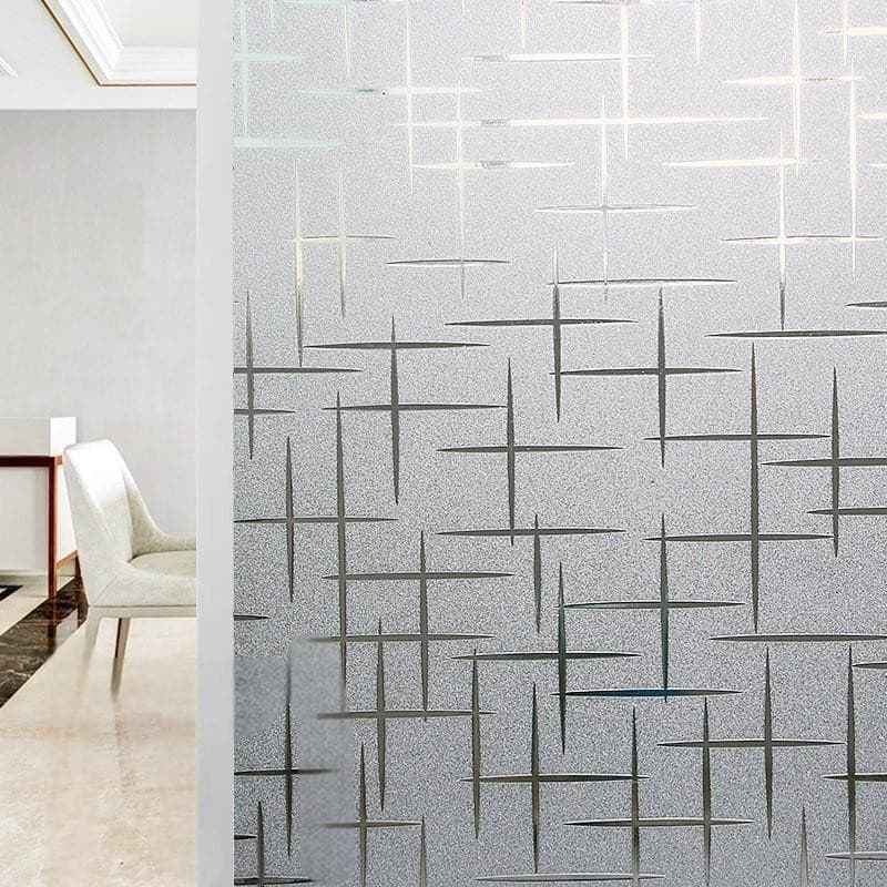 Bathroom Glass Window Privacy Film, Translucent Not Transparent, Anti-Peeping Glass Sticker, Bathroom Glass Decal