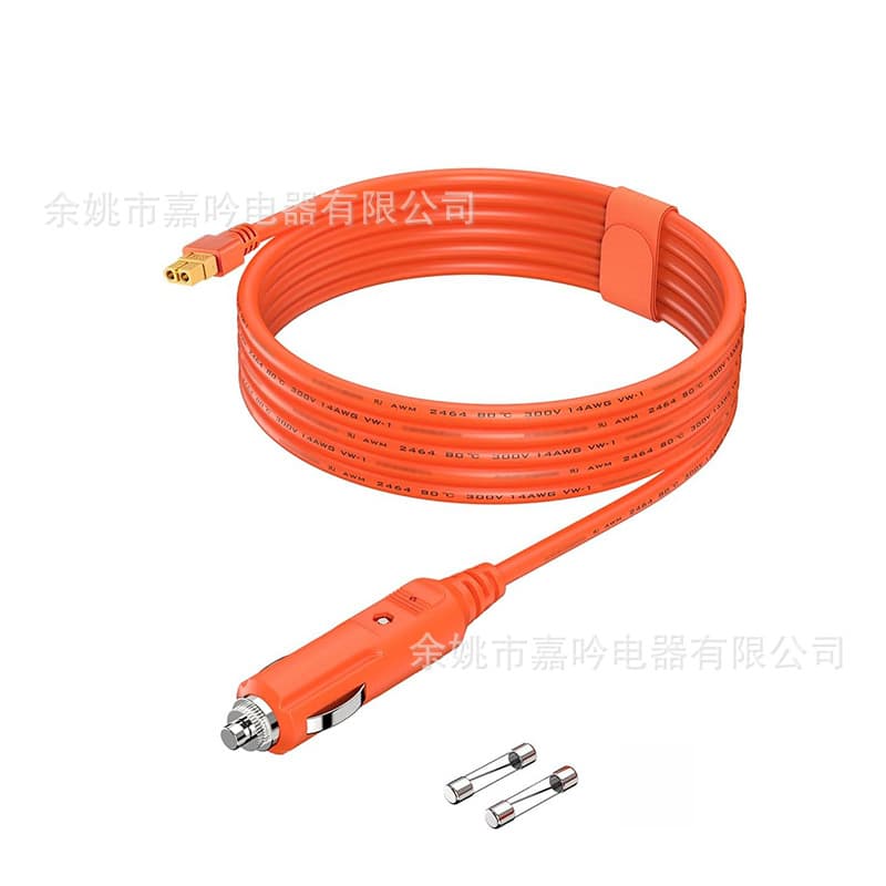 Solar Xt60 Connector Car Charger Extension Cable Compatible with Anker Solix C300/C1000