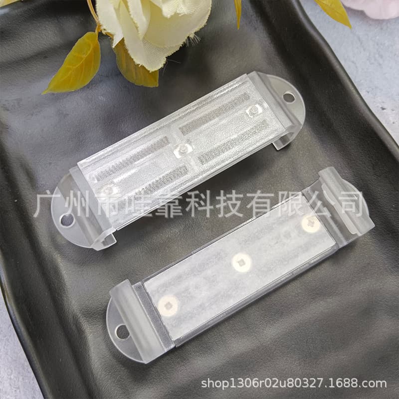 Oval crossbody phone clip, spring-loaded, telescopic, drop-proof, irregularly shaped, transparent clip - wholesale materials.