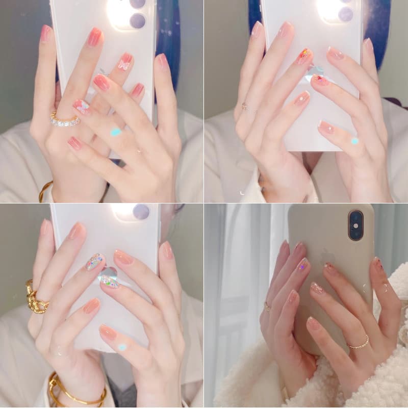 New Fairy Nail Sticker Super Fairy Nail Stereo White Nail Sticker Fresh Nail Sticker