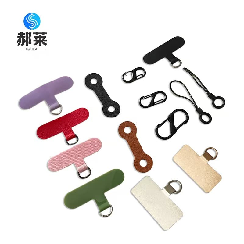 Phone Spacer Stainless Steel Ultra-Thin Clip Back Sticker Connector TPU Phone Hanger 8-Figure Phone Strap Accessories