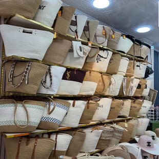 Women's Handbags Wholesale Straw Tote Bag in Stock