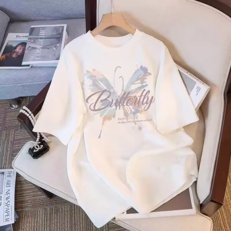Summer White Short T-Shirt for Women 2026 New Style Fashion Loose Fit Slim T-Shirt