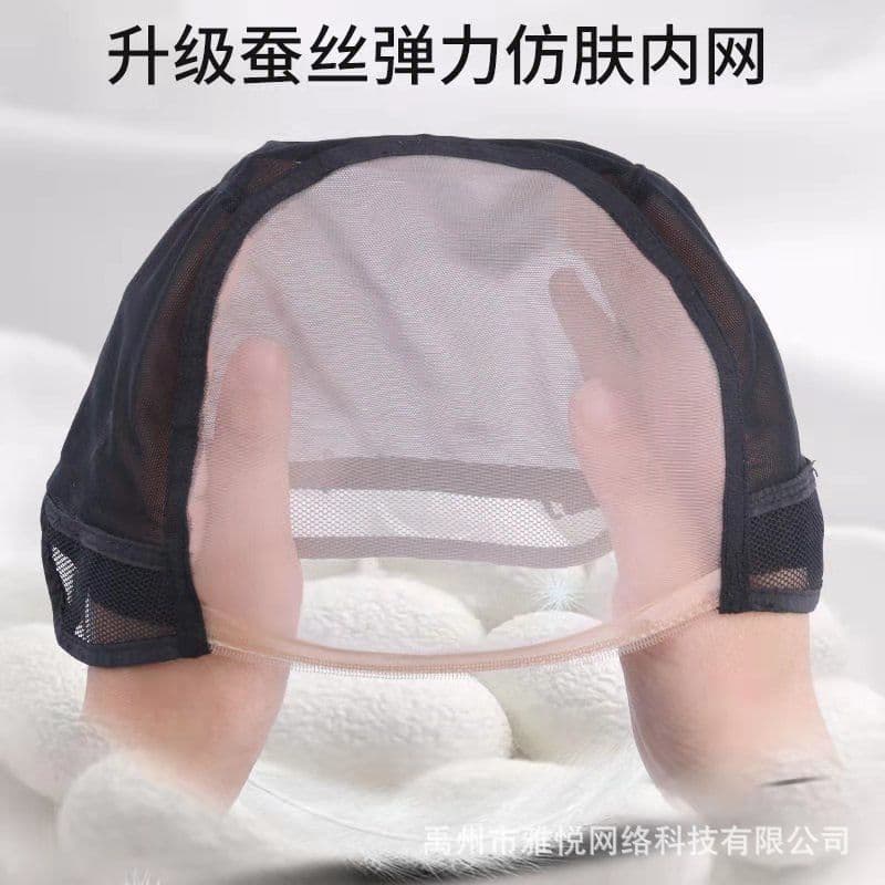 Men's Wig Middle-Aged and Elderly Flat Top Short Hair Real Hair Wig Full Head Cover for Gray Hair and Baldness